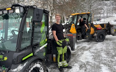 När snön vräker ner vaknar GöteborgsLokalers torg tidigt
