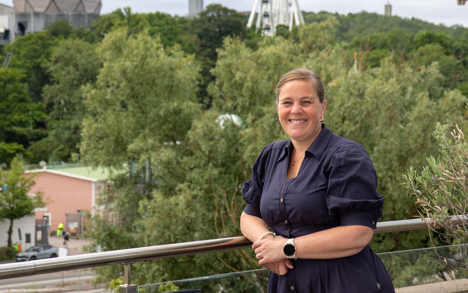 Anna Bj&ouml;rkner &auml;r ny fastighetsf&ouml;rvaltare p&aring; G&ouml;teborgsLokaler. Foto Jonas Hernstig